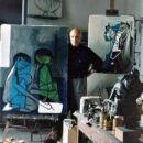 Picasso in his studio  (1956)