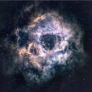The Rosette Nebula, some say depicts a human skull...