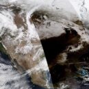 Satellite views of solar eclipse 2024: See the moon's shadow race across North America